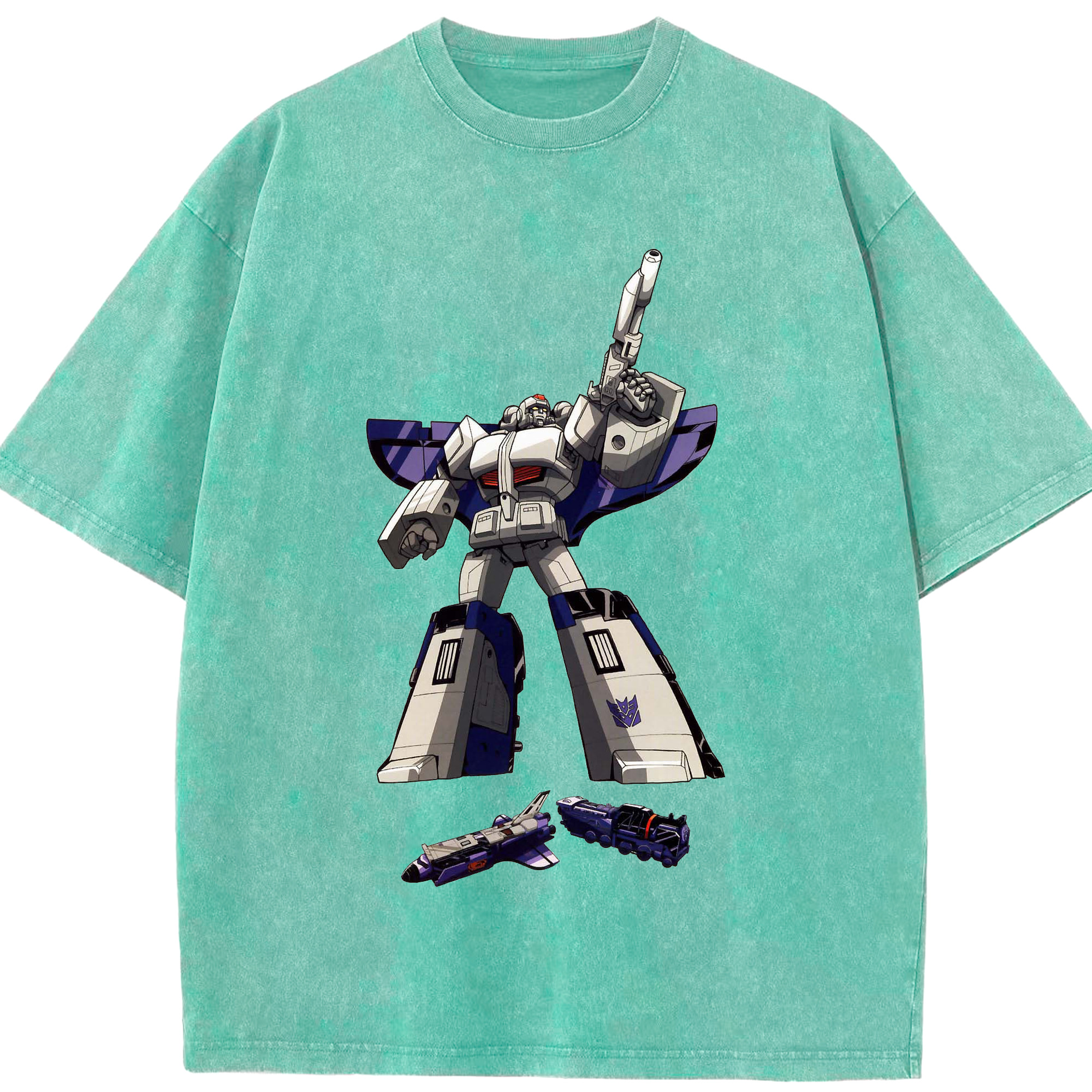 （画像用）  綿100% ヴィンテージ風 半袖Tシャツ（フロントプリント）